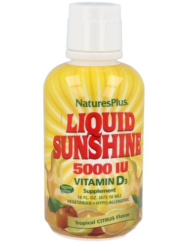 Natures Plus Vitamina D3 Liquid Sunshine 473 18Ml