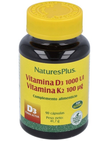 Vitamina D3 Vitamina K2 90Cap.