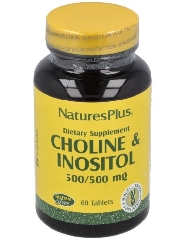 Nature'S Plus Colina & Inositol 500Mg 60Caps