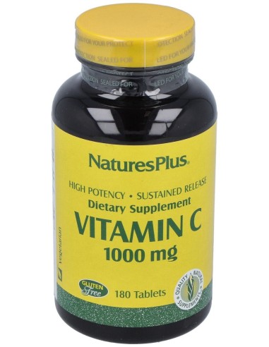 Natures Plus Vitamina C 1000Mg 180Compr