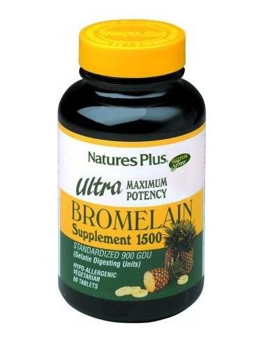 Nature'S Plus Ultra Bromelania 1500Mg 60Comp