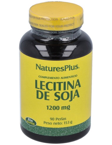 Nature'S Plus Lecitina De Soja 90 Perlas