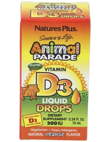 Nature'S Plus Animal Parade D3 10Ml