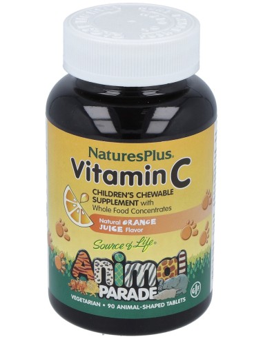 Animal Parade Vit.C 90 Comprimidos Masticables