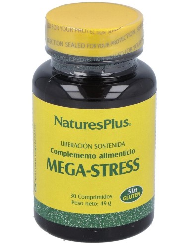 Mega Stress 30 Comprimidos Natures Plus