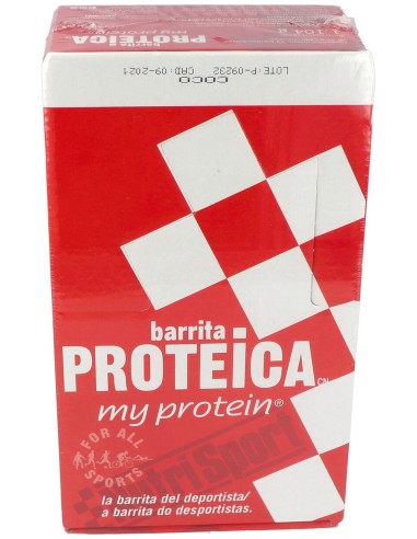 Barrita Proteica Coco Caja 24Unid.