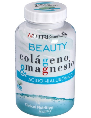 Clinical Nutrition Beauty Col Geno & Magnesio & Acido Hialur¢Nico 200 Comprimidos