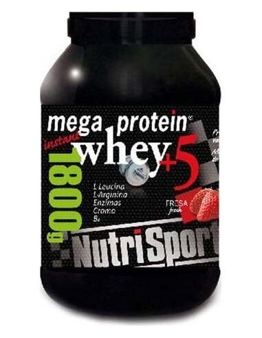 Nutrisport Mega Protein Whey 5 Fresa 900G