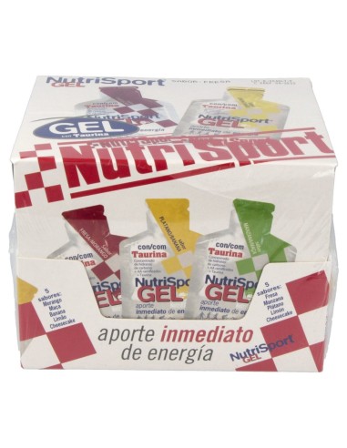 Nutrisport Gel Con Taurina Fresa 24 Uds