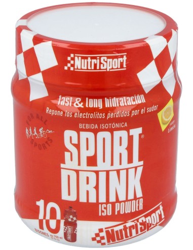 Nutrisport Sportdrink Powder Limón 10 Sobres