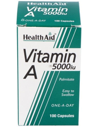 Vit A 5000Ui Con Vit D 400Ui 100Cap. Health Aid