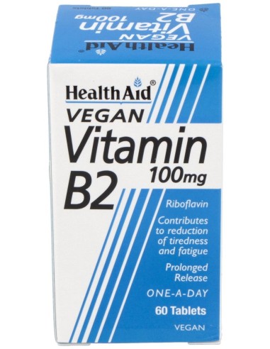 Healthaid Vitamina B2 (Riboflavina) 100Mg 60Comp