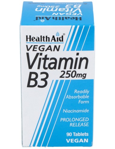 Healthaid Vitamina B3 (Niacinamida) 250Mg 90Comp