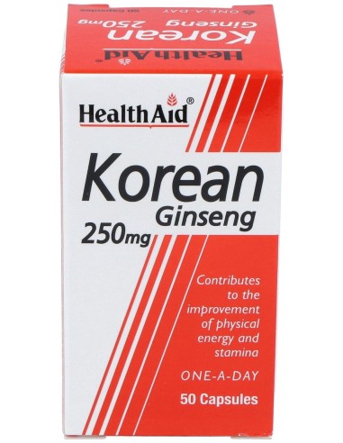 Health Aid Ginseng Coreano 250Mg 50Caps