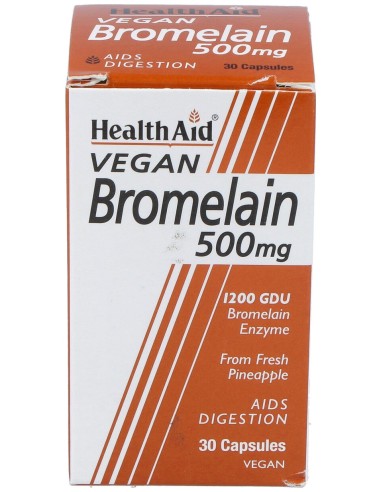 Healthaid  Bromelina 30 Capsulas Nutrinat