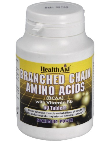 Bcaa Branched Chain Amino Acids 60Comp. Health Aid