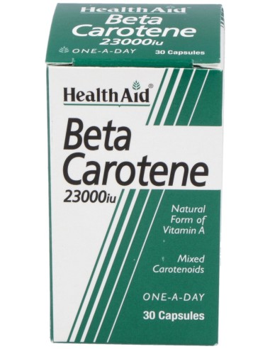 Betacaroteno 23.000Ui 30Cap. Health Aid