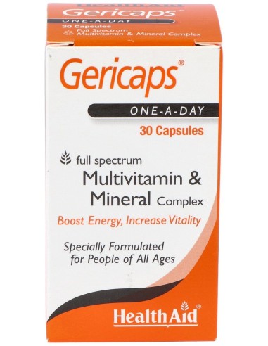 Gericaps Multinutriente 30Cap. Health Aid