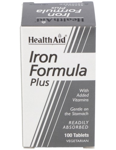Hierro Complex (Iron Formula) 100Comp. Health Aid