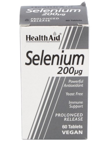 Healthaid Selenio 200 Gr 60 Comprimidos