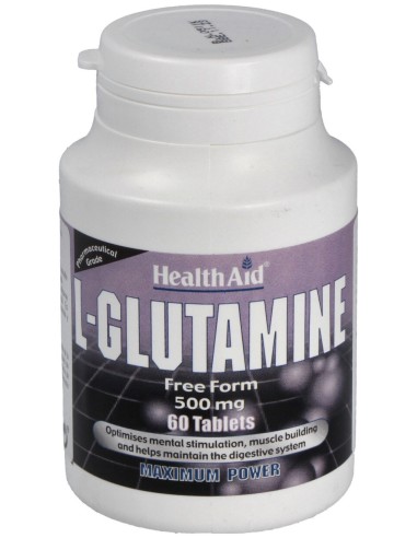 L-Glutamina 500Mg. 60Comp. Health Aid