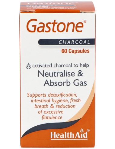 Gastone (Carbon Puro) 260Mg. 60Cap. Health Aid