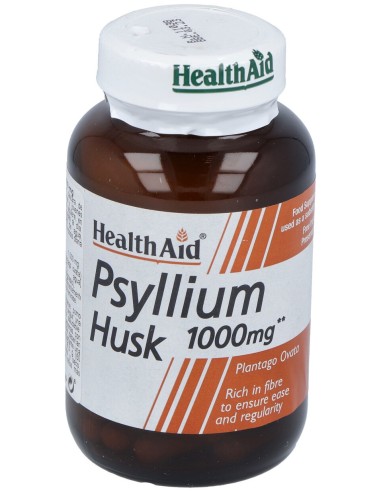 Fibra De Cascara Psyllium 60Comp. Health Aid