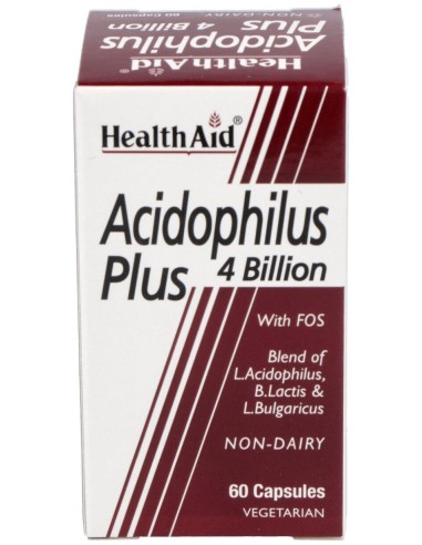 Acidophilus Plus 4 Billion 60Cap. Health Aid