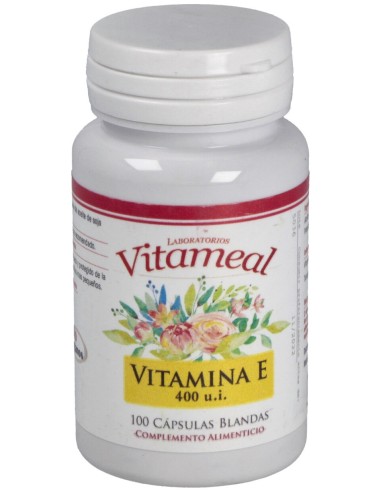 Vitameal Vitamina E 400Ui D-Alpha Tocopherol 100Caps