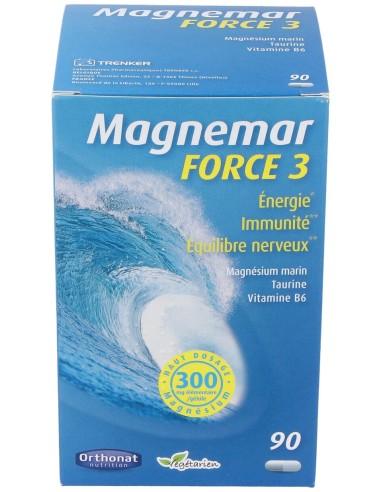 Orthonat Magnemar Force 3 90 Caps Energía Y Vitalidad