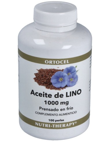 Aceite De Linaza (Semilla Lino) 1000Mg. 100Perlas