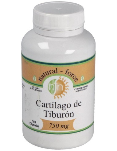 Cartilago De Tiburon 750Mg. 100Cap.