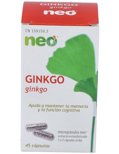 Ginkgo Biloba Microgranulos Neo 45Cap.