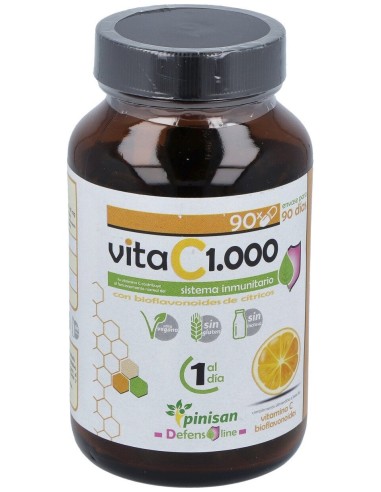 Vitamina C 1000Mg Bioflavonoides 90Cap.