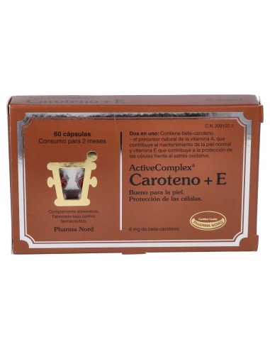 Activecomplex® Caroteno + E 60Cáps