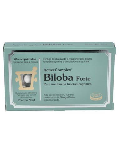 Activecomplex Biloba Forte 60 Compridos