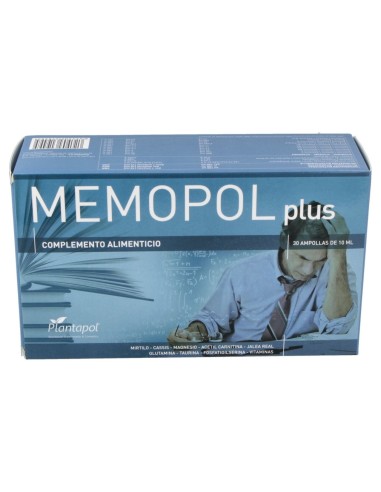 Plantapol Memopol Plus 30 Ampollas