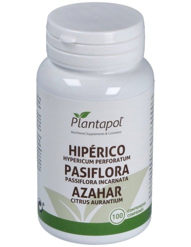 Plantapol Hiperico Pasiflora Azahar 100 Comprimidos