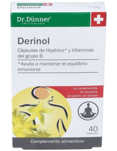 Derinol (Deprinol) (Hiperico) 40Cap. Dr.Dunner