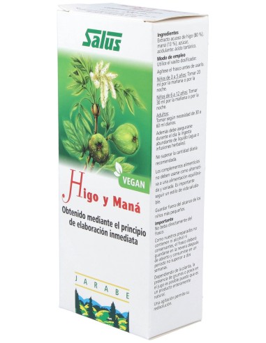 Salus Schoenenberger Higo Y Maná Jarabe Bio 200Ml