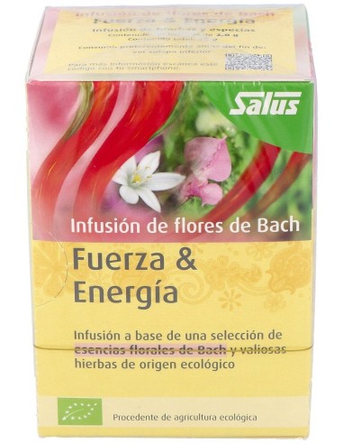 Infusion Flores Bach Fuerza Y Energia 15Sbrs.