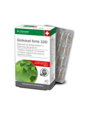 Dr. Dünner Ginkocel Forte 100 40Cáps.