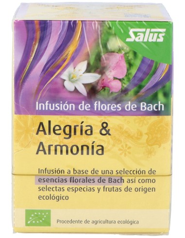 Infusion Flores Bach Alegria Y Harmonia 15Sbrs.