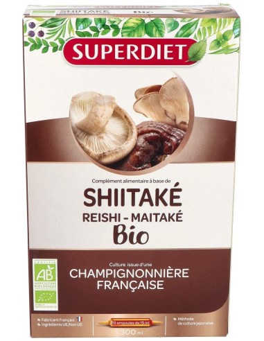 Shitake-Maitake-Reishi Bio 20Amp.