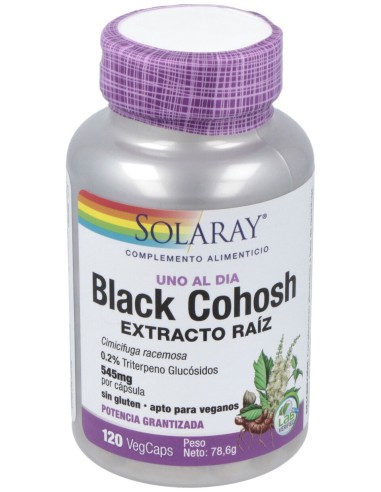 Solaray Black Cohosh 540Mg 120Caps