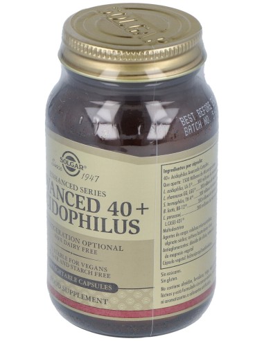 40 Plus Acidophilus Avanzado 60Vegicaps