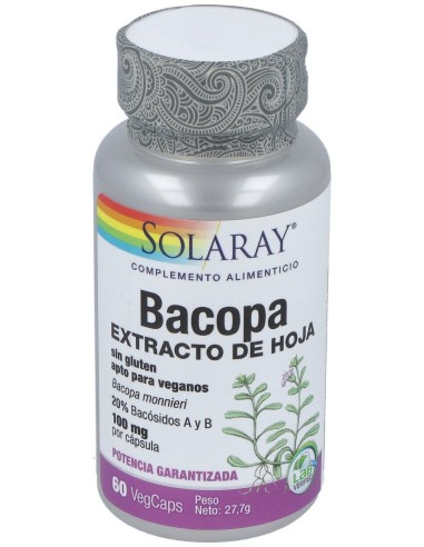 Solaray Bacopa 100Mg 60Cap