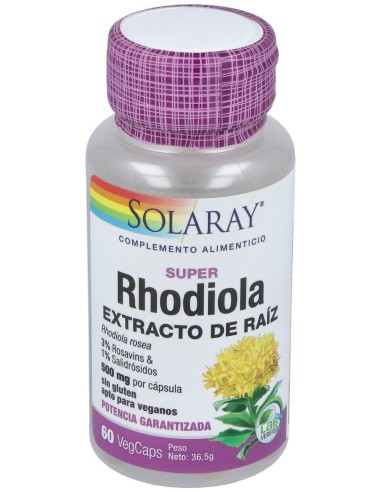 Solaray Rhodiola Extracto De Raiz 60Caps