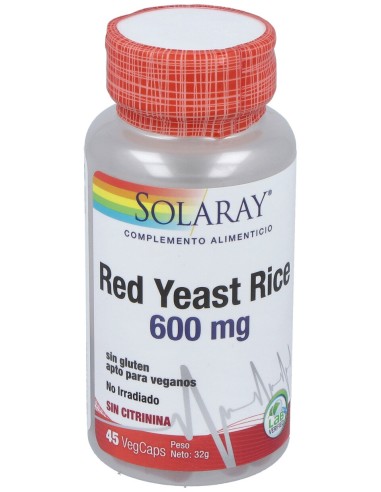 Red Yeast Rice (Levadura Roja De Arroz) 45Cap.