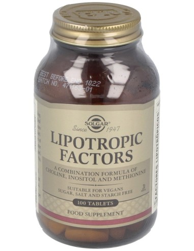 Factores Lipotropicos 100Comp